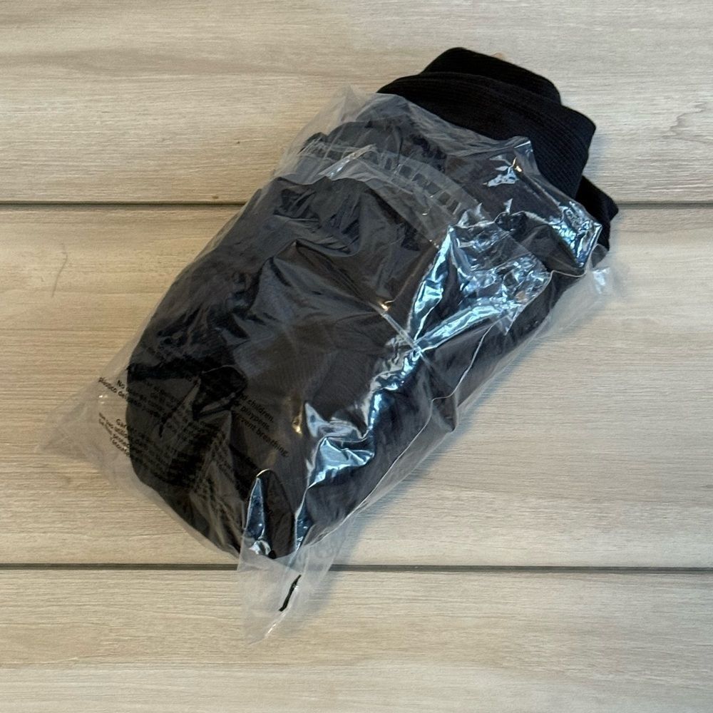SKIMS Cotton Rib Long Tank Dress Black Medium NWT IN PACKAGE - Picture 9 of 9